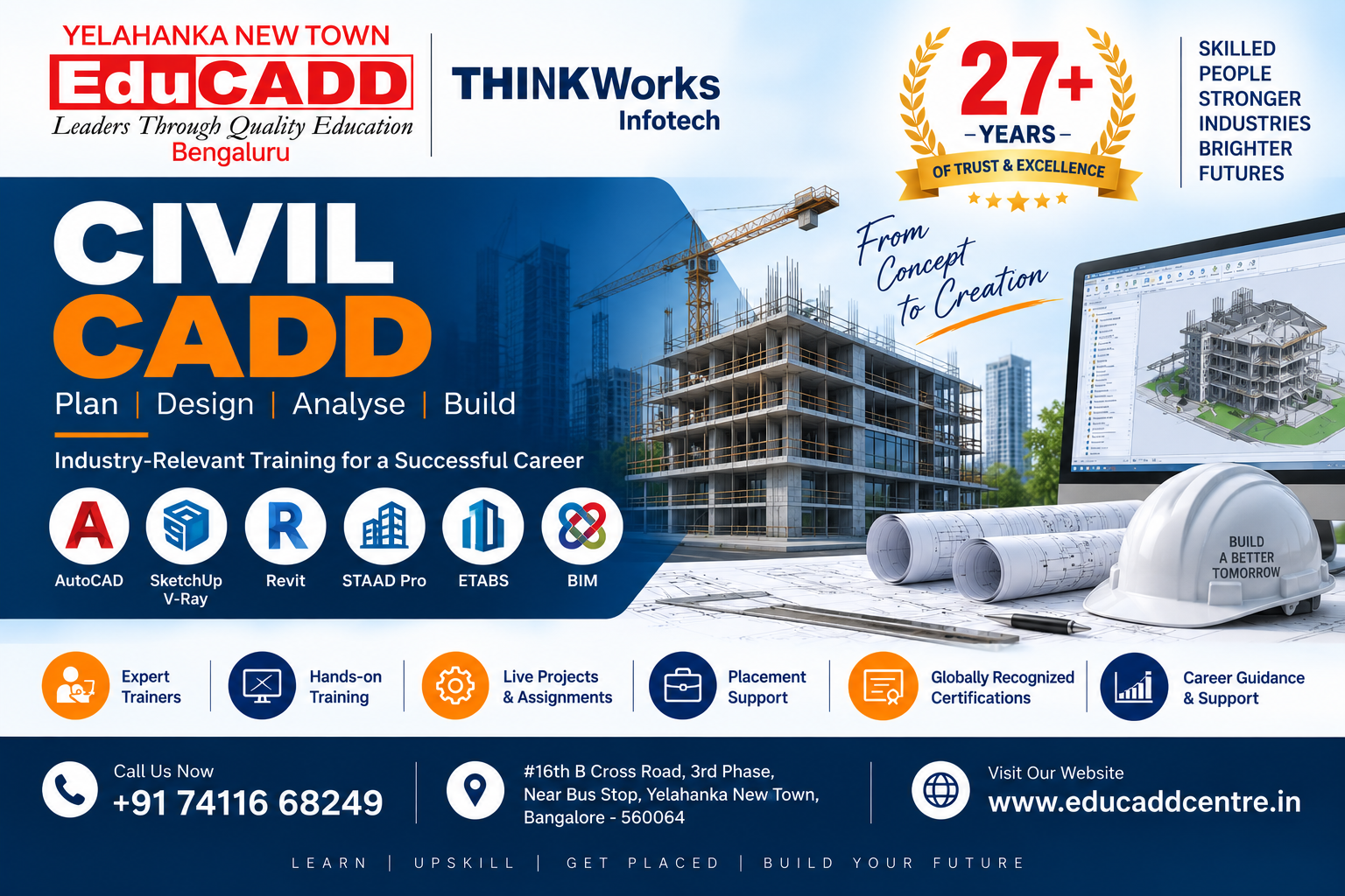 Civil CADD Course in Yelahanka Bangalore