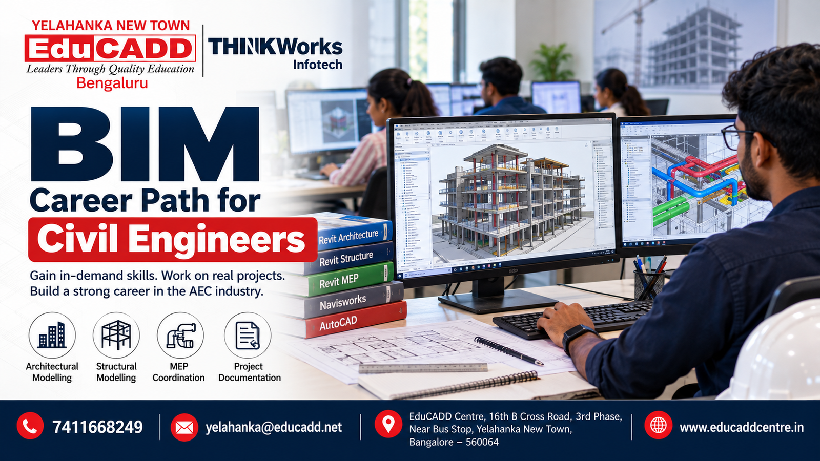 BIM career path for civil engineers with Revit training